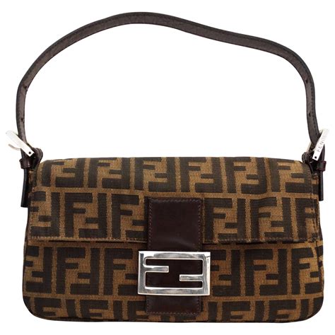 fendi striped shoulder bag|genuine Fendi baguette.